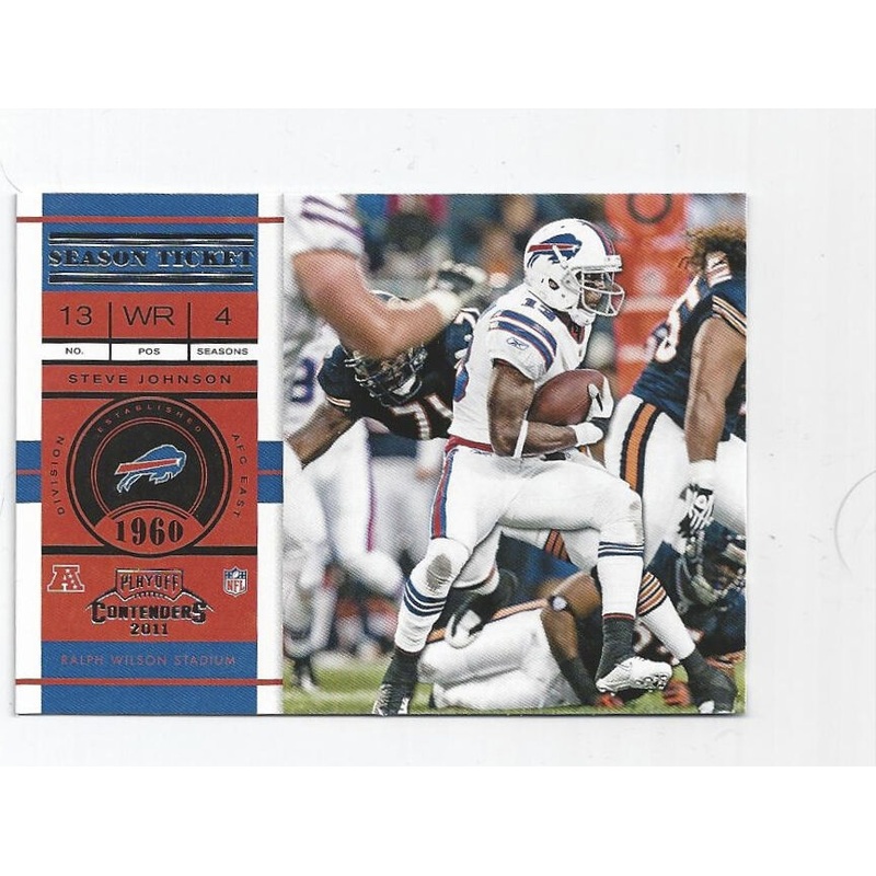 Steve Johnson Bills 2011 Playoff Contenders #3