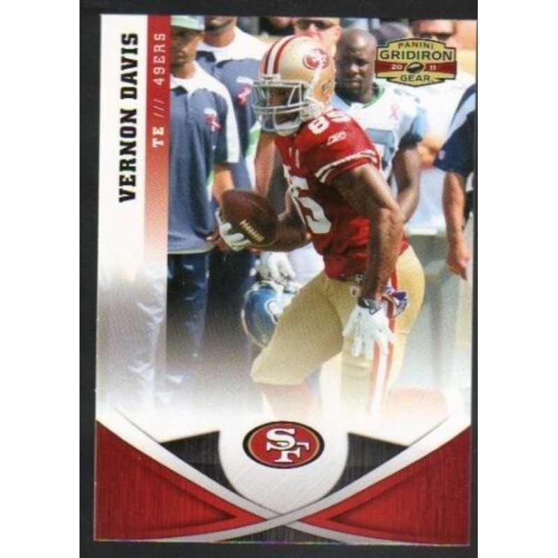 Vernon Davis 49ers 2011 Panini Gridiron #137