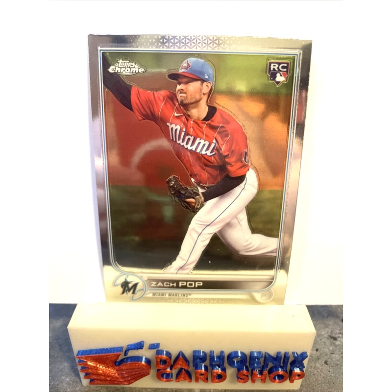 Zach Pop Marlins 2022 Topps Chrome Rookie #41