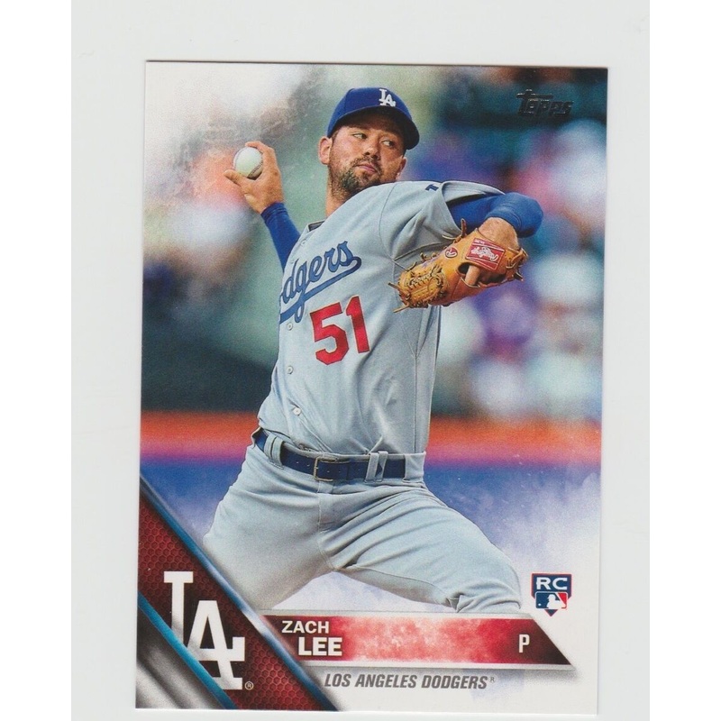 Zack Lee Dodgers 2016 Topps Rookie #127