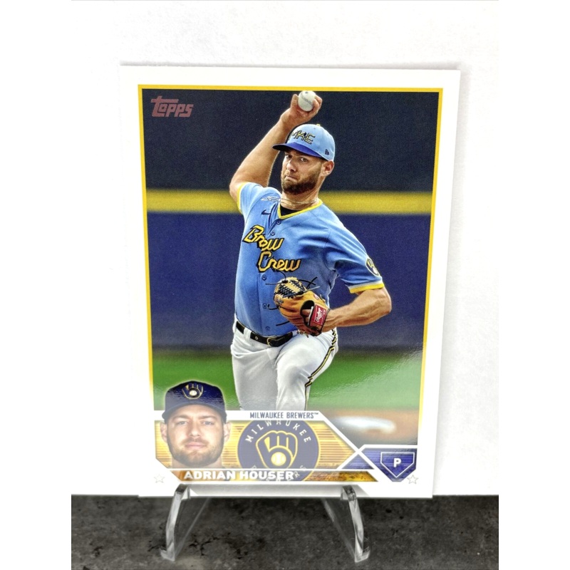 Adrian Houser Brewers 2023 Topps #323