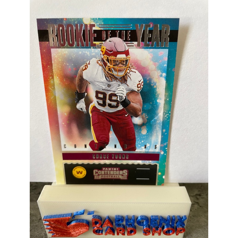 Chase Young  Washington Football Team 2020 Panini Contenders Rookie Of The Year #RY-CYO