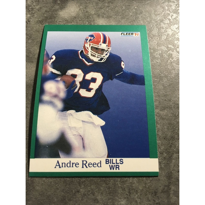 Andre Reed Bills 1991 Fleer #8