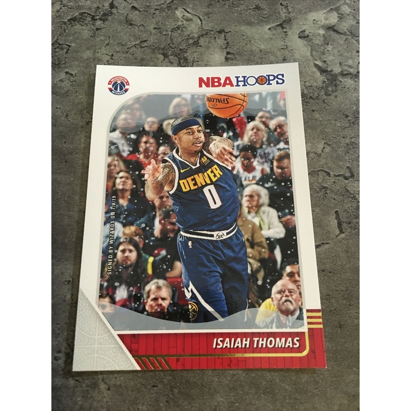 Isaiah Thomas Wizards 2019-20 Panini NBA Hoops Winter #154