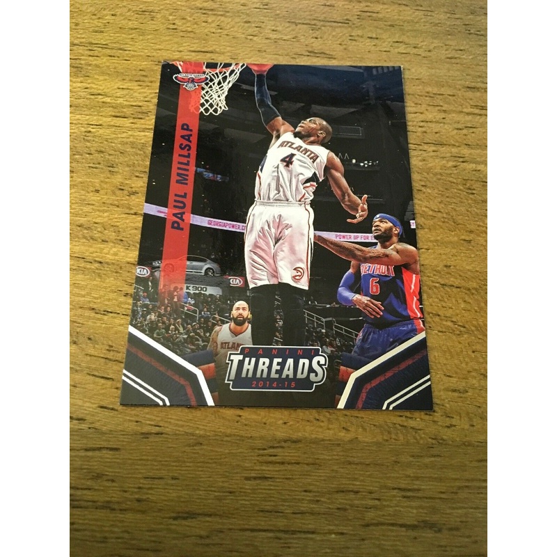 Paul Millsap Hawks 2014-2015 Panini Threads #156