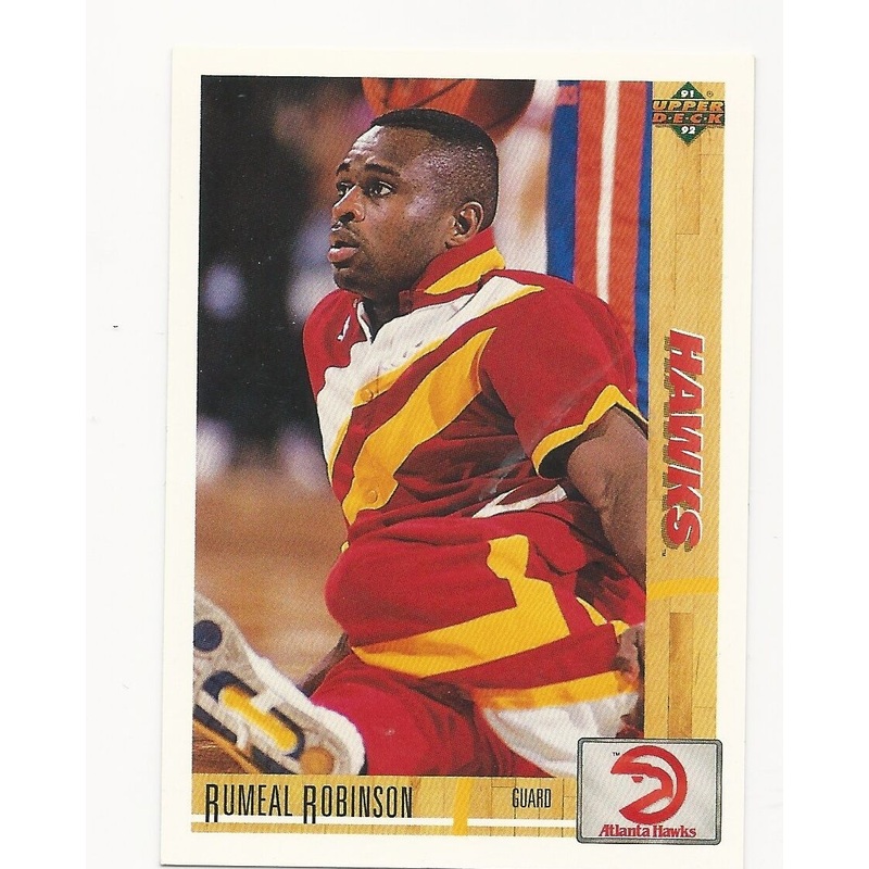 Rumeal Robinson Hawks 1991-1992 Upper Deck