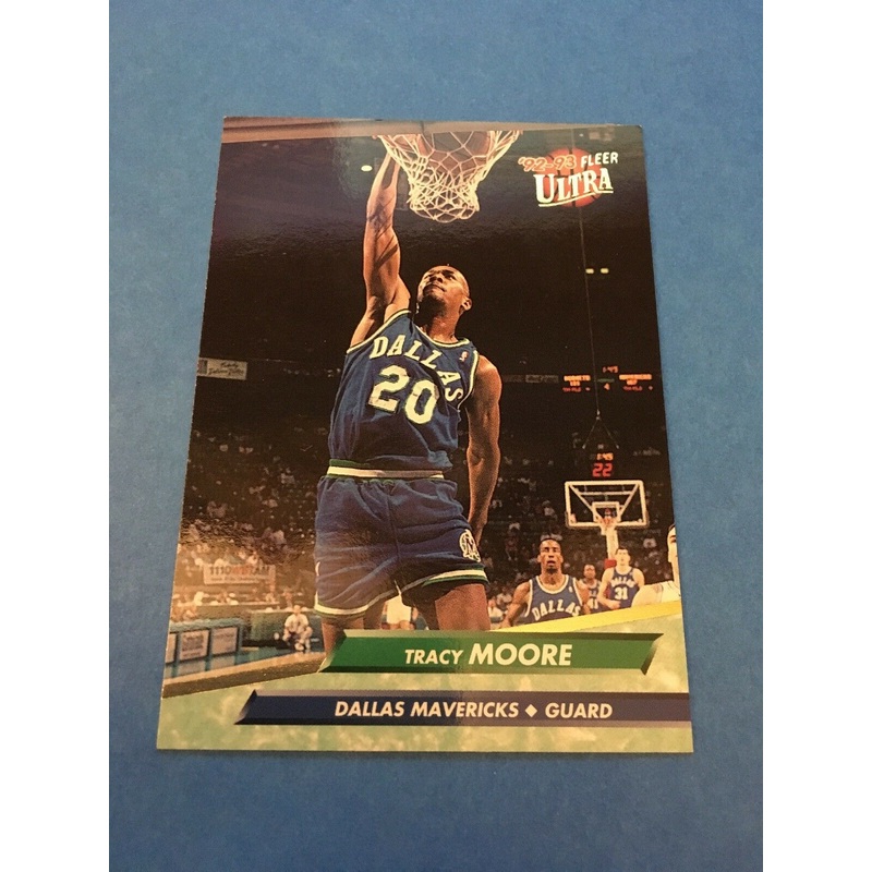Tracy Moore Mavericks 1992-1993 Fleer Ultra #248