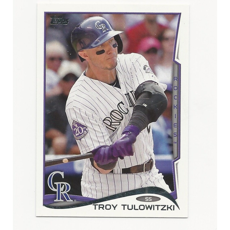 Troy Tulowitzki Rockies 2014 Topps #25
