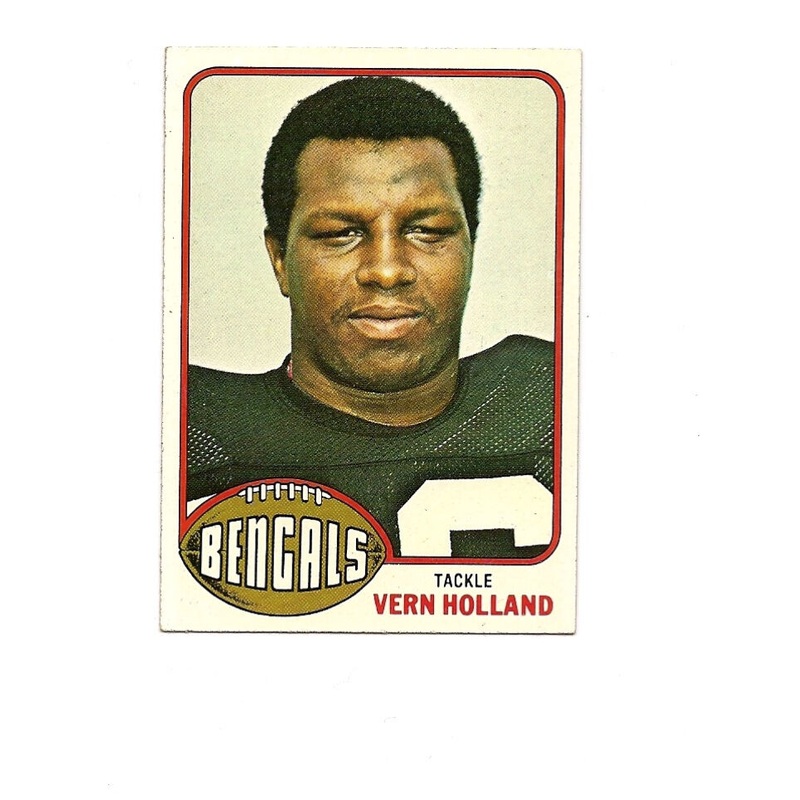 Vern Holland Bengals 1976 Topps #71