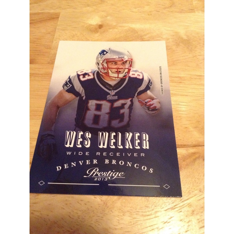 Wes Welker Broncos 2013 Prestige #62