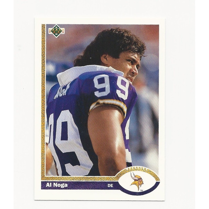 Al Noga Vikings 1991 Upper Deck #423