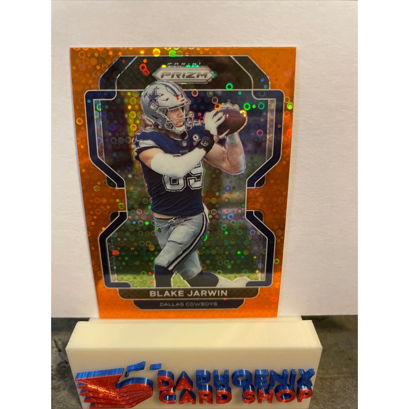 Blake Jarwin  Cowboys 2021 Panini Prizm Orange Disco Prizm #241