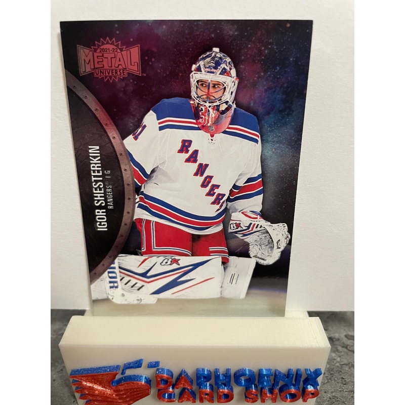Igor Shesterkin  Rangers 2021-22 Skybox Metal Universe #84