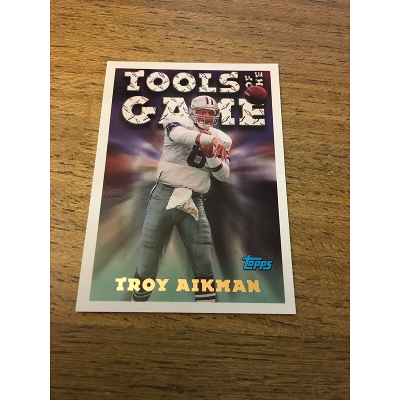 Troy Aikman Cowboys 1994 Topps Tools Of The Game #200