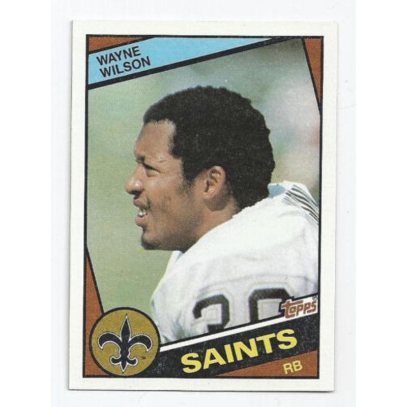 Wayne Wilson Saints 1984 Topps #309