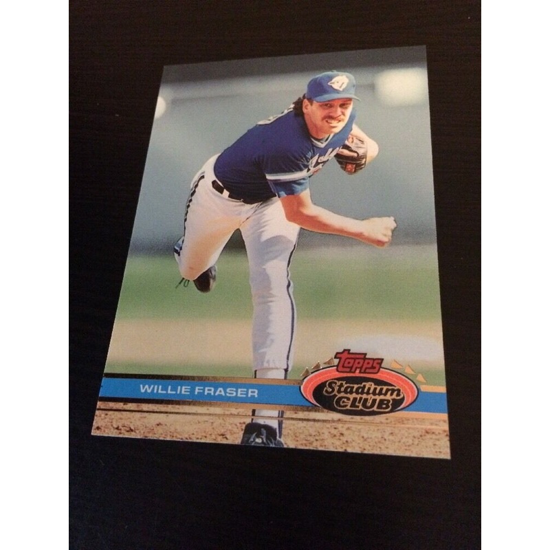 Willie Fraser Blue Jays 1991 Topps Stadium Club #496