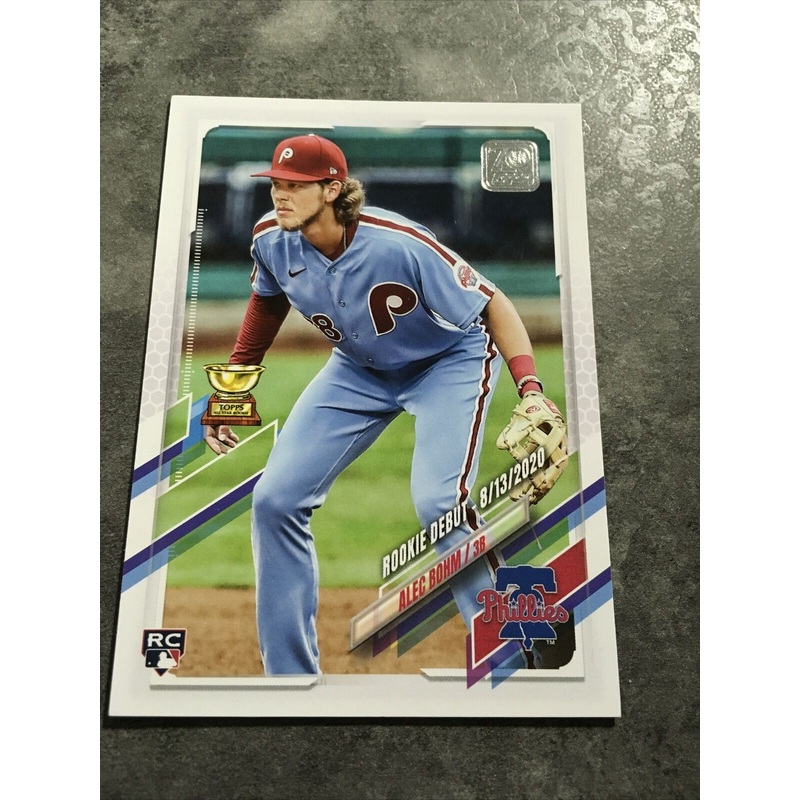 Alec Bohm Phillies 2021 Topps Update Rookie #US250