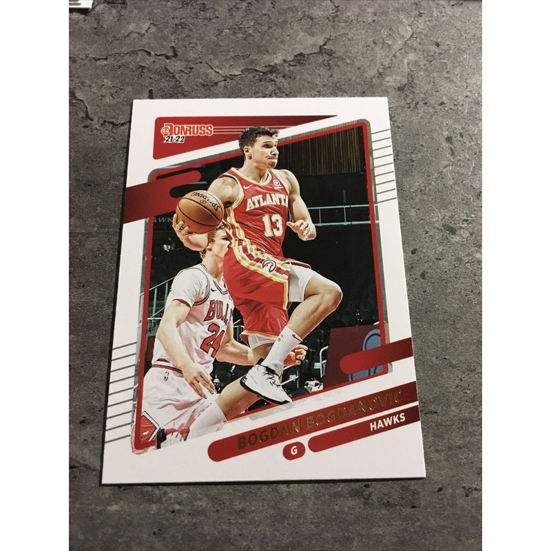 Bogdan Bogdanovic Hawks 2021-22 Donruss #40
