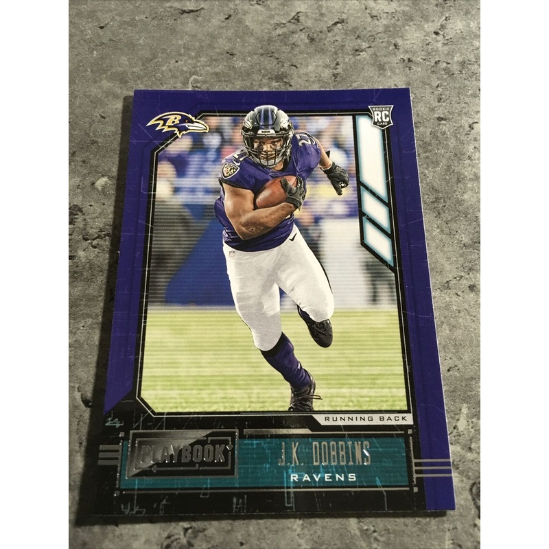 J.K. Dobbins  Ravens  2020 Panini Playbook Rookie #113
