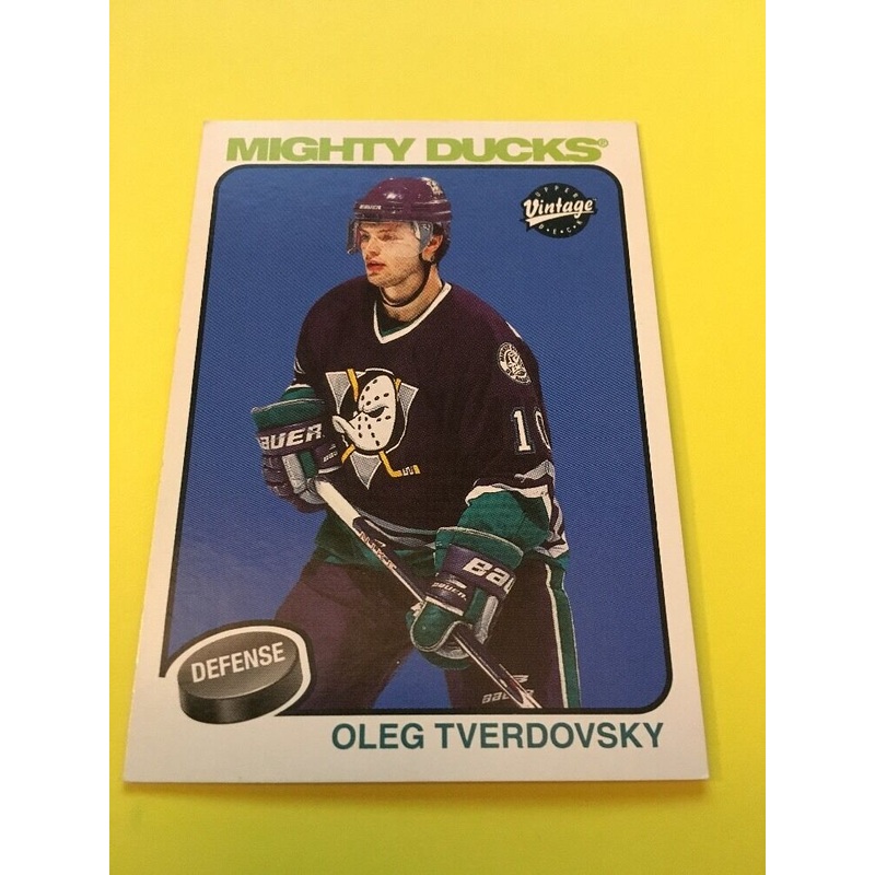 Oleg Tverdovsky Ducks 2001-2002 Upper Deck Vintage #4