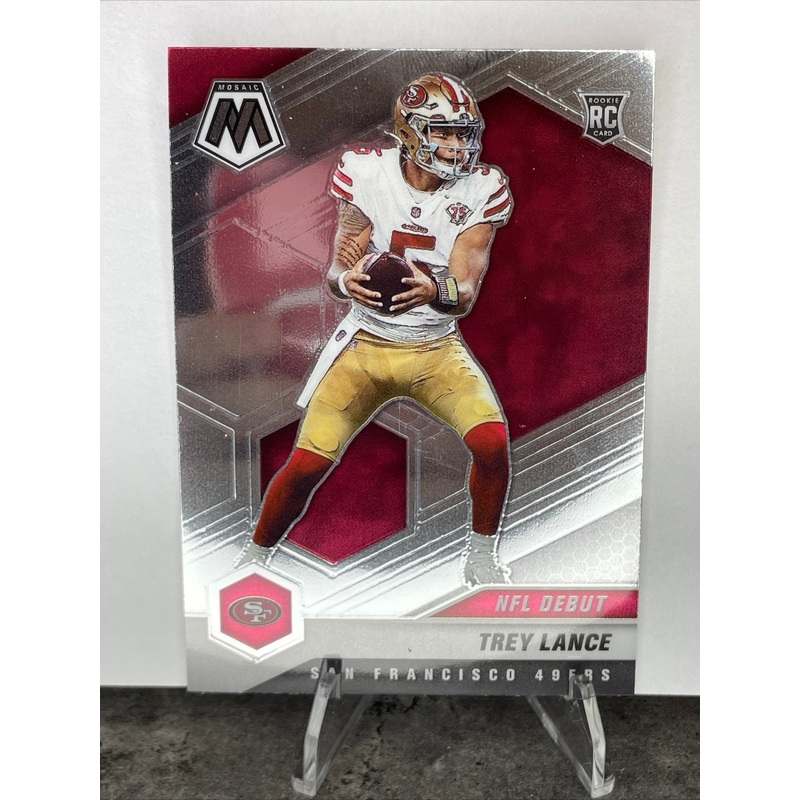 Trey Lance  49ers 2021 Panini Mosaic NFL Debut Rookie #244