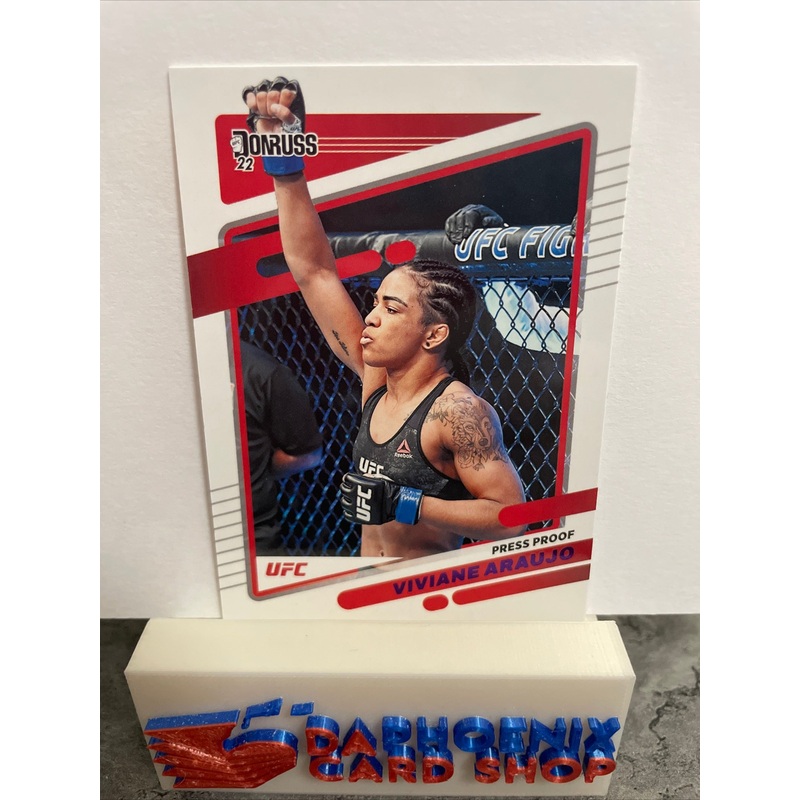 Viviane Araujo  UFC 2022 Panini Donruss Press Proof Purple #60