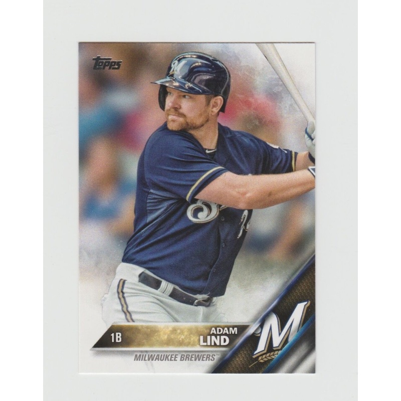Adam Lind Brewers 2016 Topps #57