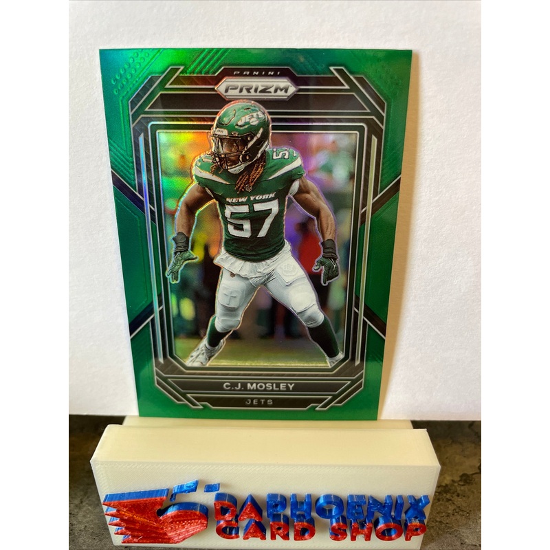 C.J. Mosley  Jets 2022 Panini Prizm Green Prizm #231