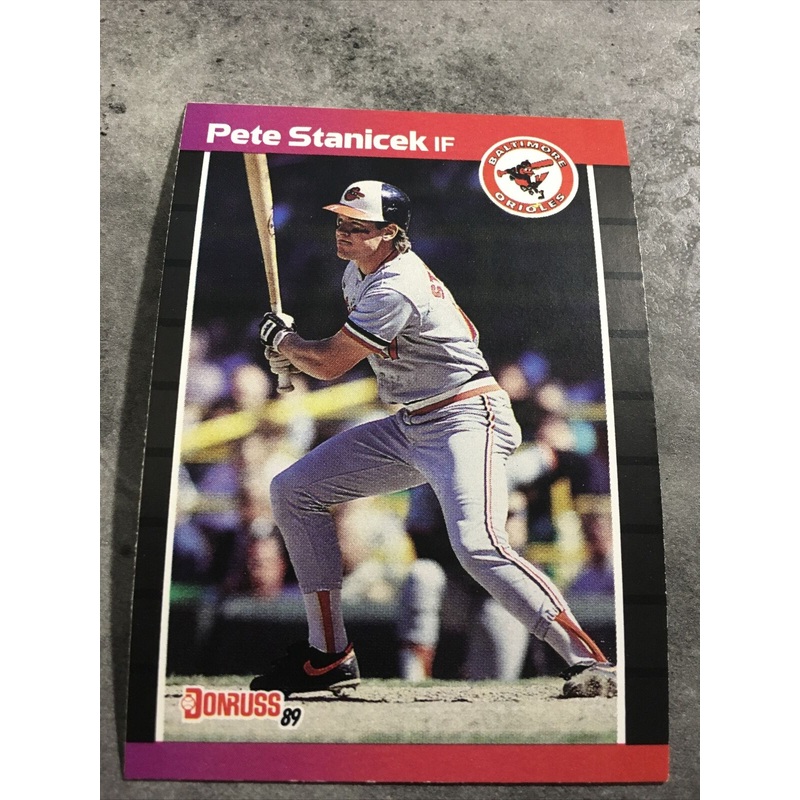 Pete Stanicek Orioles 1989 Donruss #169