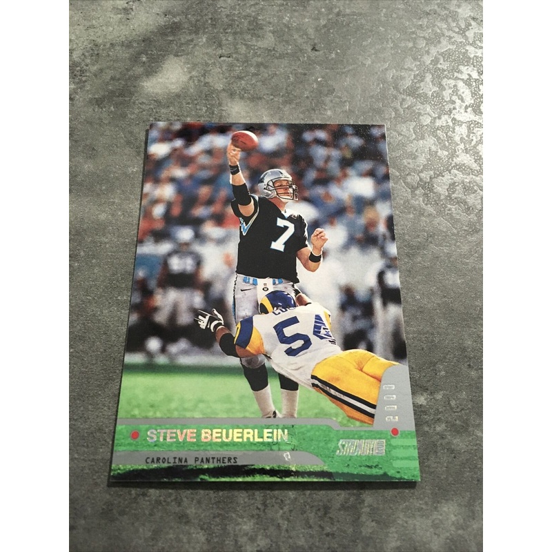 Steve Beuerlein Panthers 2000 Topps Stadium Club #36