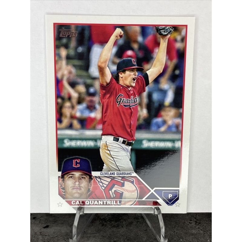 Cal Quantrill Guardians 2023 Topps #255