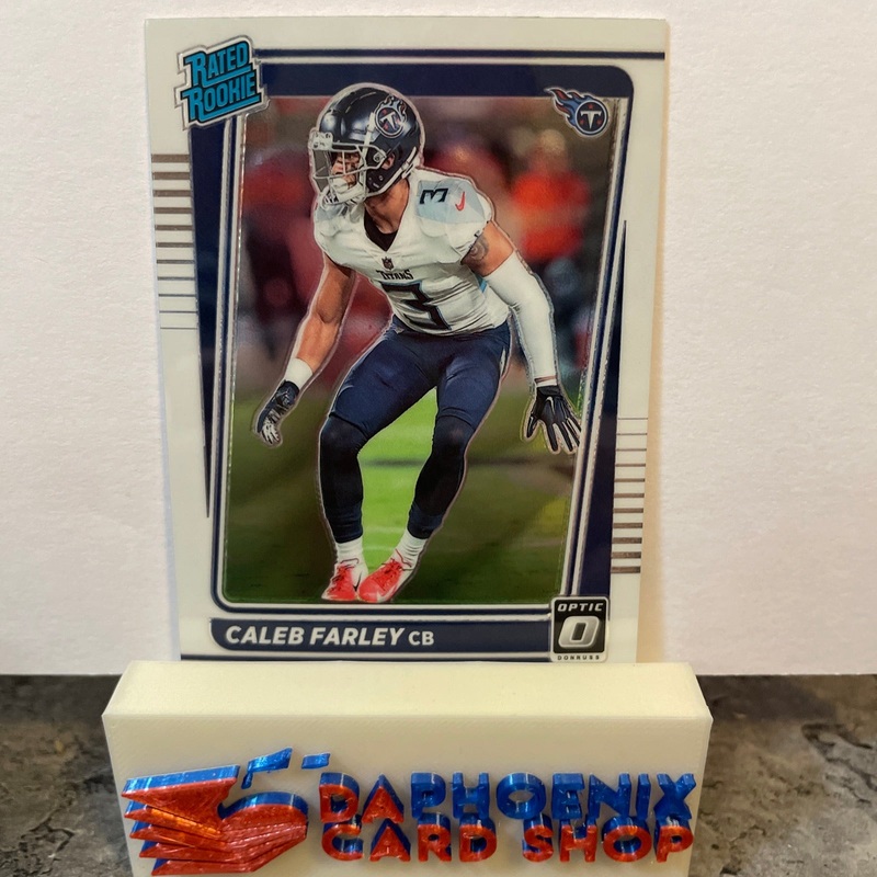 Caleb Farley  Titans 2021 Panini Donruss Optic Rated Rookie #249