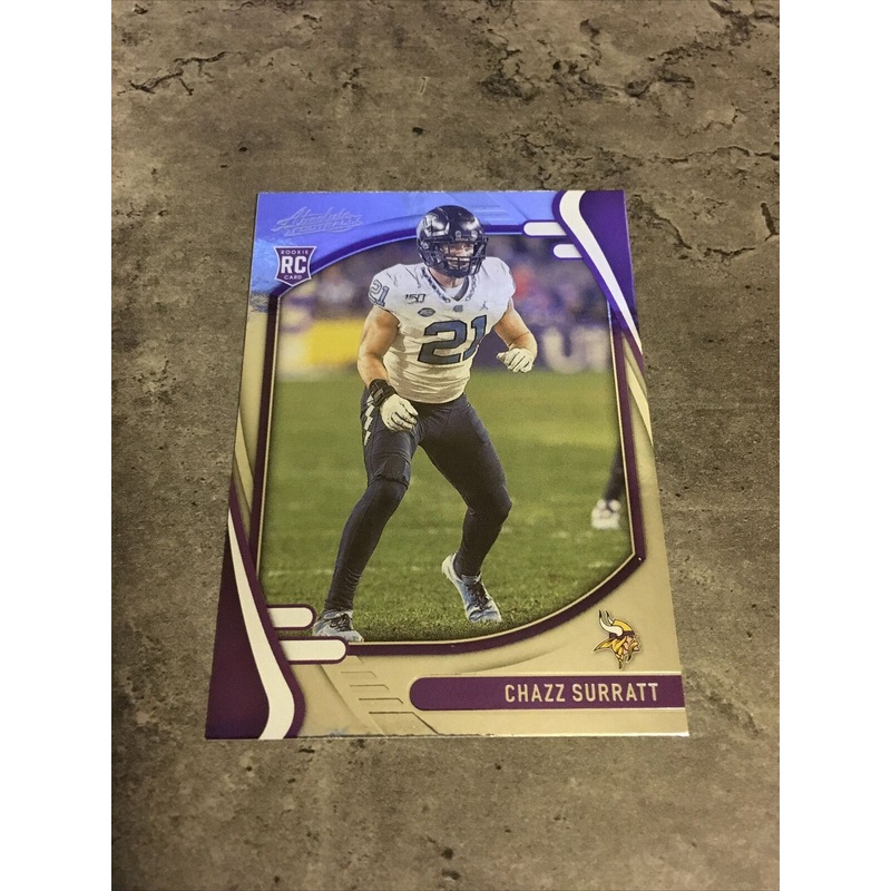Chazz Surratt Vikings 2021 Panini Absolute Rookie #163