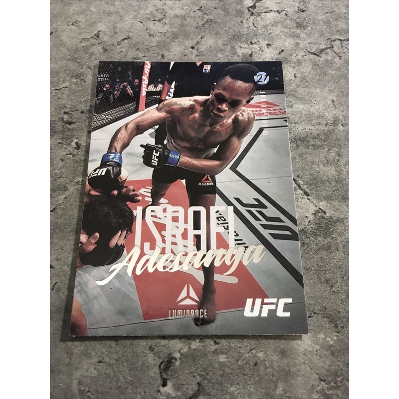 Israel Adesanya  UFC 2021 Panini Chronicles Luminance  #60