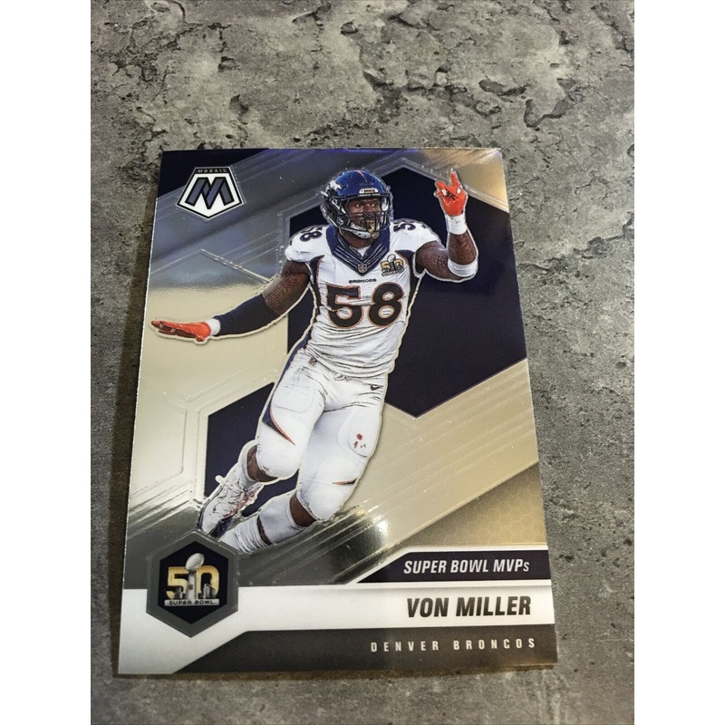 Von Miller Broncos 2021 Panini Mosaic Super Bowl MVP #300