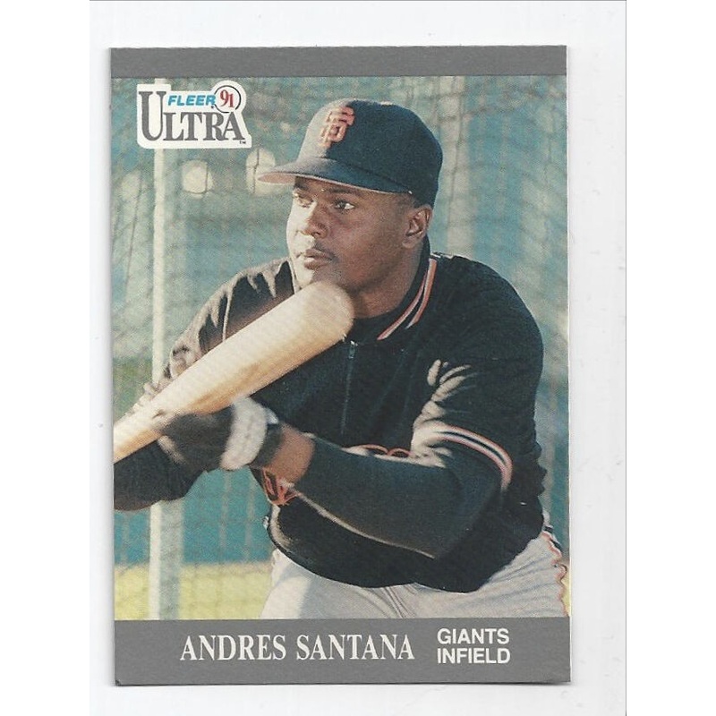 Andres Santana Giants 1991 Fleer Ultra #328