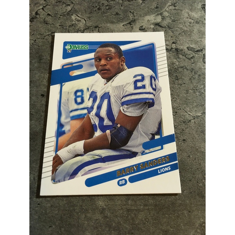 Barry Sanders  Lions 2021 Panini Donruss #173B