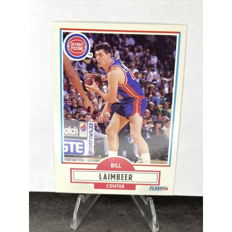 Bill Laimbeer Pistons 1990-91 Fleer #58