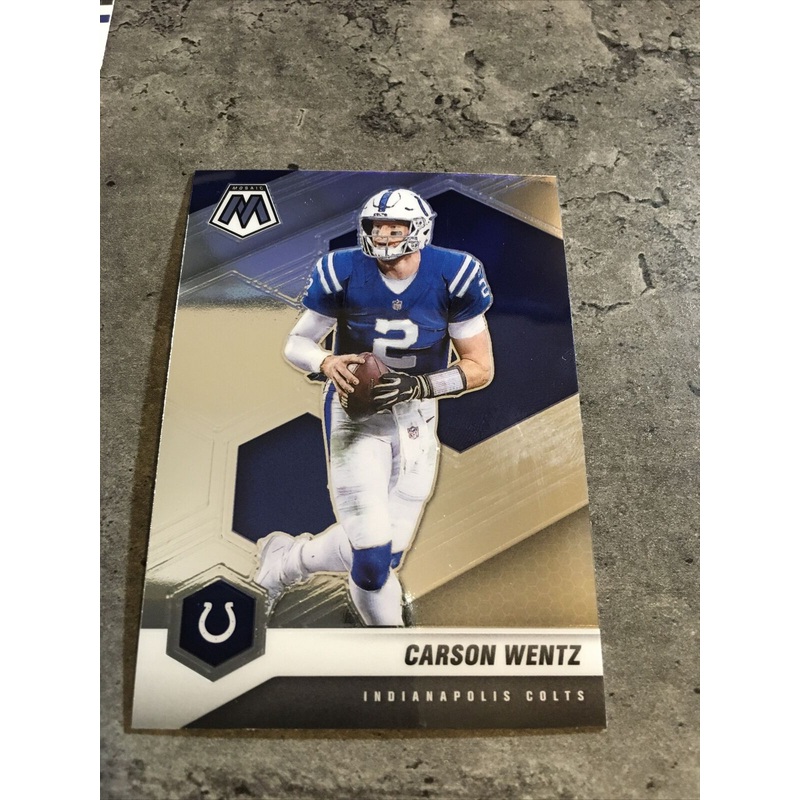 Carson Wentz Colts 2021 Panini Mosaic #90
