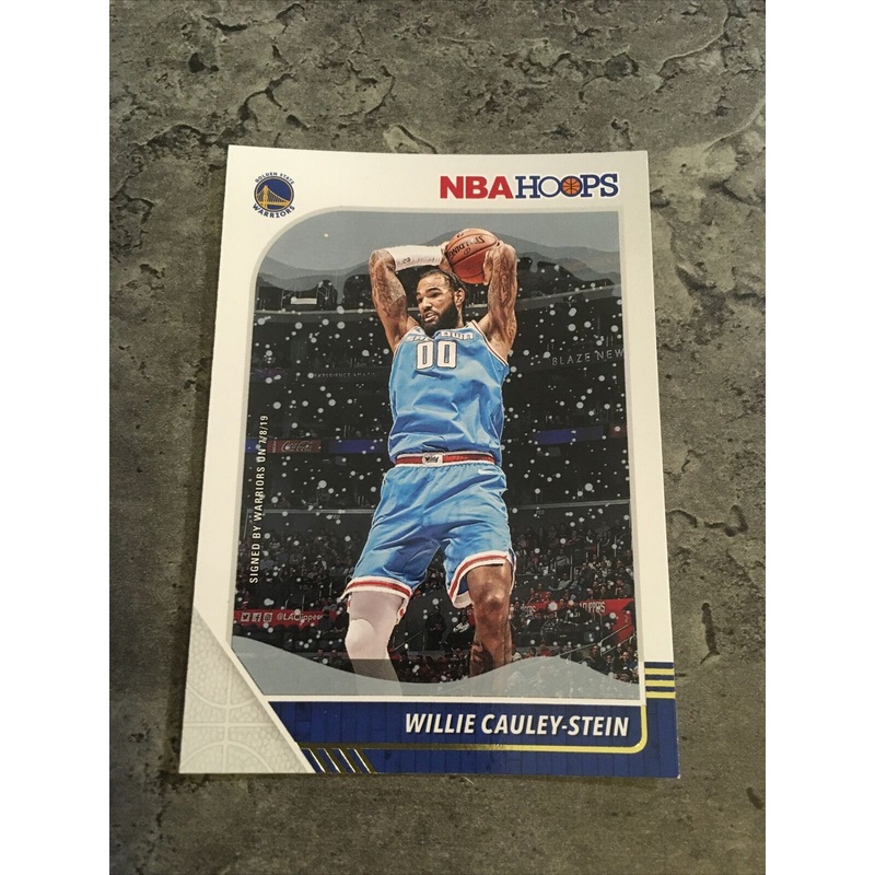Willie Cauley-Stein Warriors 2019-20 Panini NBA Hoops Winter #169