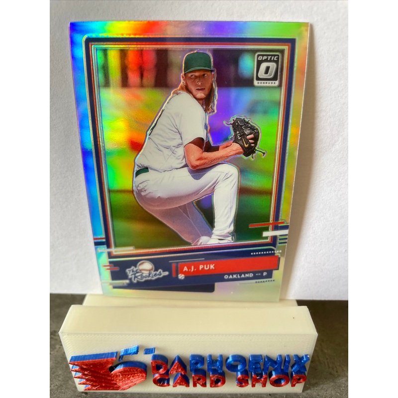 A.J. Puk A’s 2020 Panini Donruss Optic The Rookies Holo Prizm#R-5