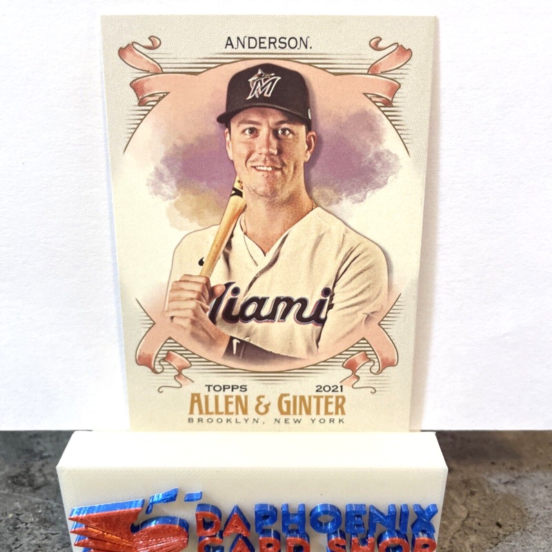 Brian Anderson Marlins 2021 Topps Allen & Ginter’s #199