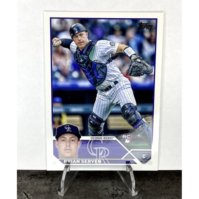 Brian Serven Rockies 2023 Topps Rookie #41