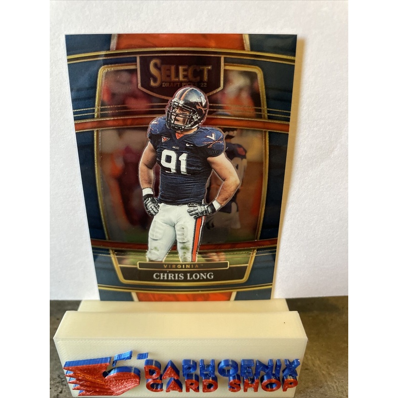 Chris Long 2022 Panini Select Draft Picks Blue #79