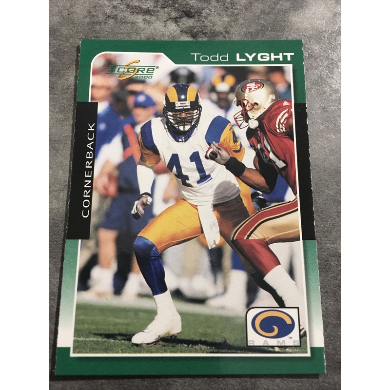 Todd Lyght Rams 2000 Score #191