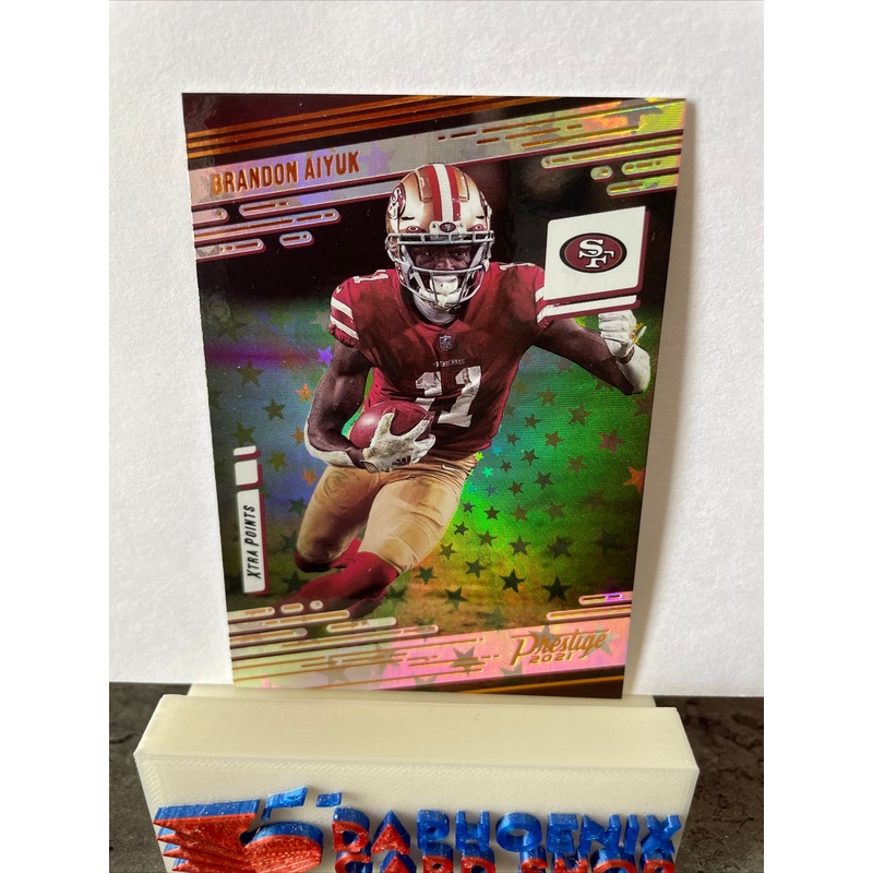 Brandon Aiyuk 49ers 2021 Panini Prestige Xtra Points Astral #144