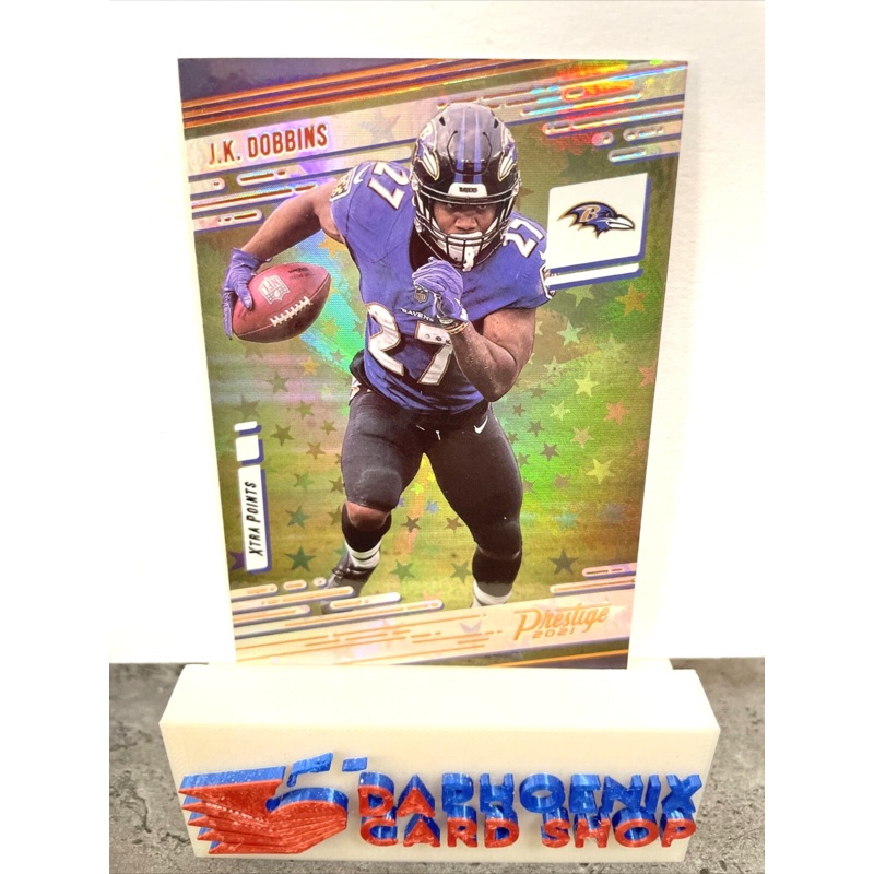 J.K. Dobbins Ravens 2021 Panini Prestige Xtra Points Astral #23
