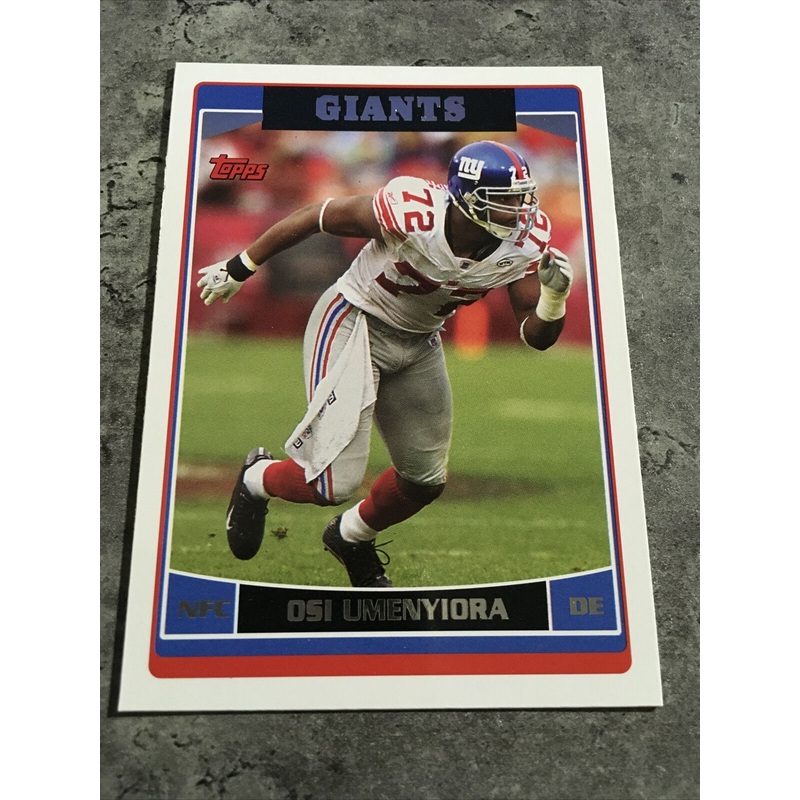 Osi Umenyiora Giants 2006 Topps #28