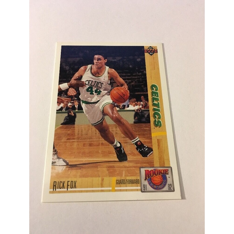 Rick Fox Celtics 1991-1992 Upper Deck Rookie#R23