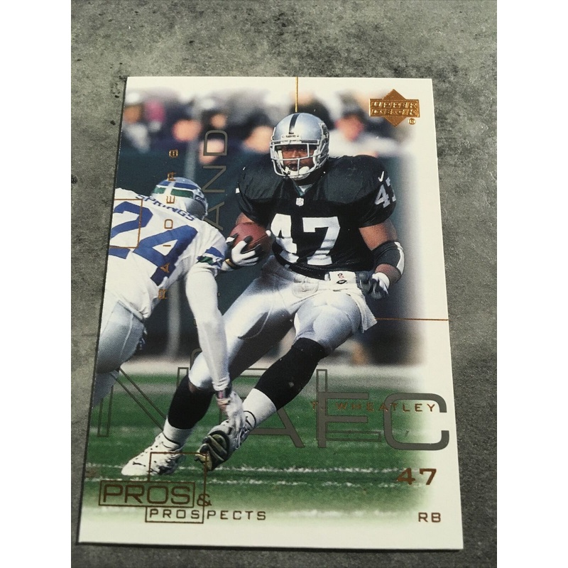 Tyrone Wheatley Raiders 2000 Upper Deck Pros & Prospects #60